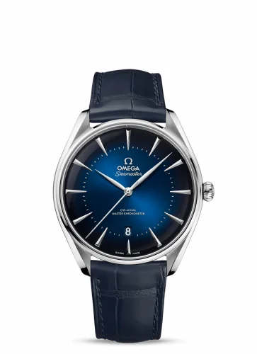 Omega Seamaster Master Co-Axial 39.5 London Edition Stainless Steel / Blue / Alligator 511.13.40.20.03.001 (51113402003001, City Edition)